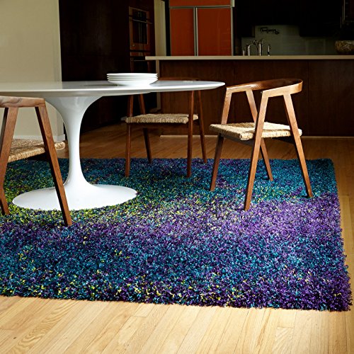 Funky Purple and Green Area Rugs Various Designs Featured