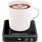 Rigstne Coffee Mug Warmer - 20W Portable Mug Warmer for Desk, Coffee Cup Warmer with Auto Shut Off, Candle Warmer Plate for T