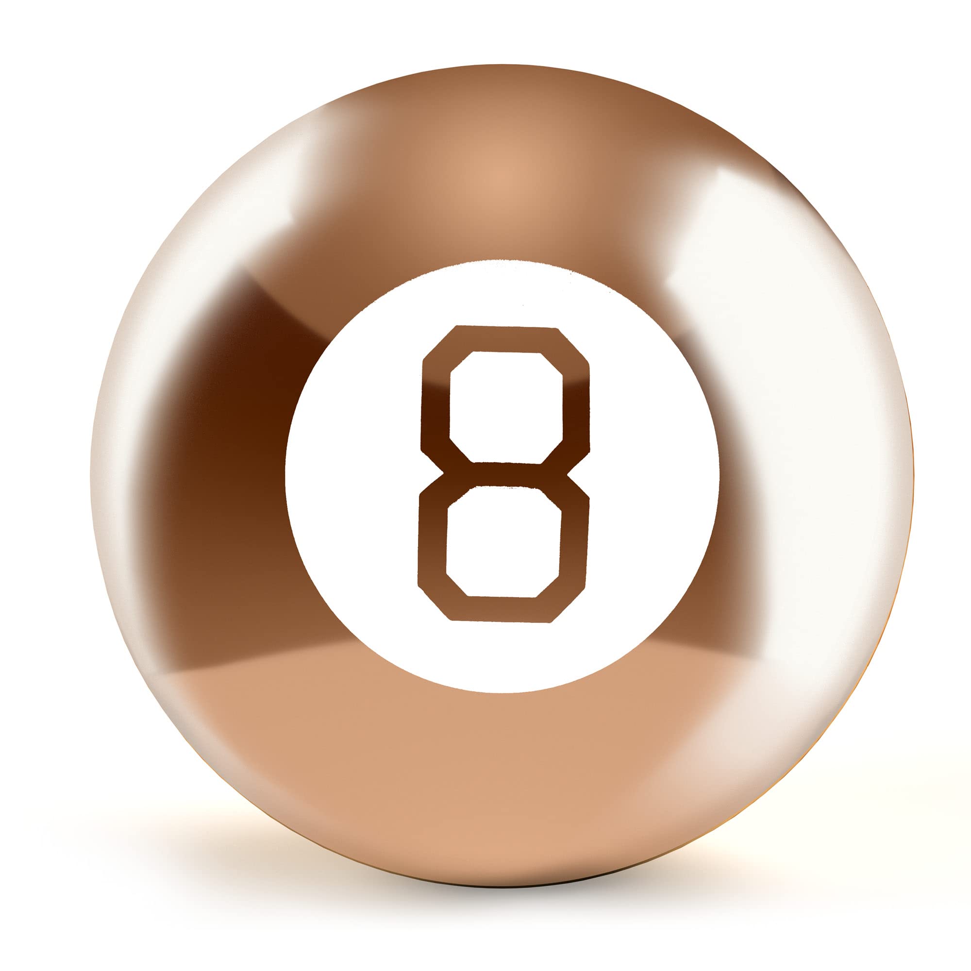 WICKED GIZMOS Magic 8 Ball – Classic Retro Novelty Mystic Gadget Answers Questions about Romance, Friendship, School, Work - Fun Gift Features More Than 15 Answers and Predictions (Rose Gold)