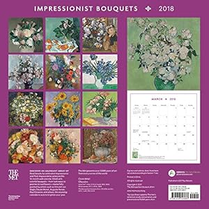 Impressionist Bouquets 2018 Wall Calendar
