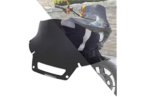 HDBUBALUS Motorcycle Windshield Windscreen Wind Deflector Fit for Harley Low Rider ST FXRST 2022-2024 Softail Low Rider EL Di