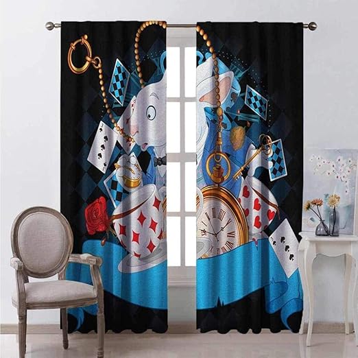 GGDPSJT Cortina de impresión de patrón 3D HD 250x214cm Despertador de