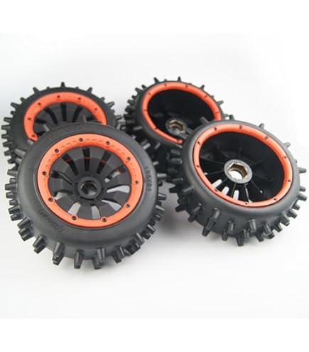 TITRACING White Beadlock Wheel Set For 1/5 Scale HPI ROVAN KM Baja 5B 5T SS RC Cars