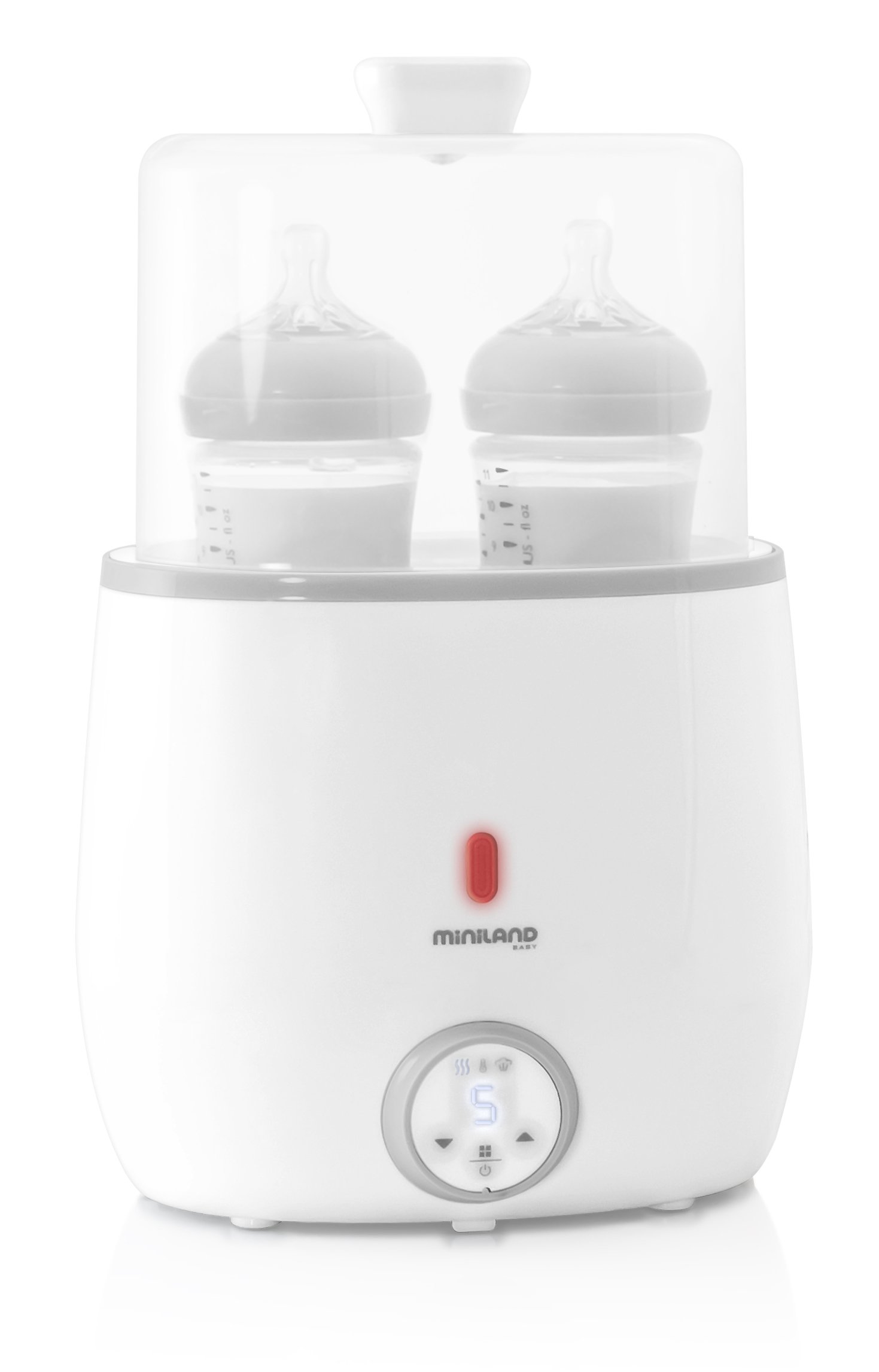 Miniland Two Baby Bottle Warmer and Steriliser White 89197