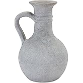 Melrose International Grey Pitcher Vase 9" H