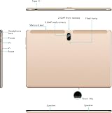 Padgene 10.1" Android 12 Tablet 4GB RAM 128GB ROM Octa-core 2.0GHz FHD WiFi GPS view 4