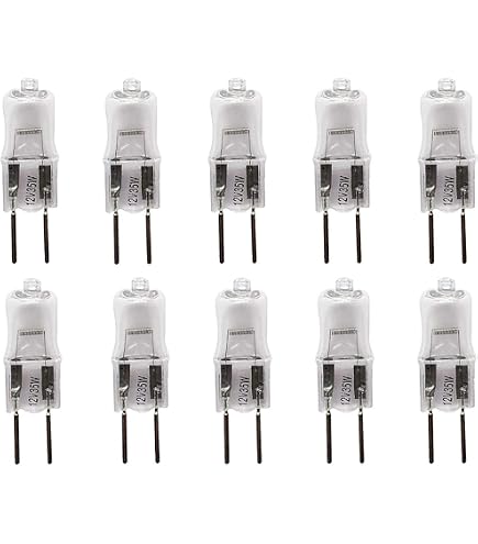 Halogen Bulb G5.3 – Warm White, 360° Beam, Replacement For Scented Lamps & Oil Warmers (2 Pack)