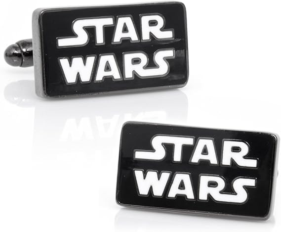 Amazon Co Jp Cufflinks Inc Star Warsロゴカフスボタン Sw Logo Gm 服 ファッション小物