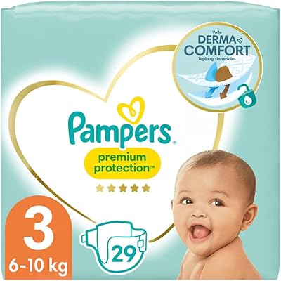 Pampers Baby Nappies Size 3 (6-10kg) Pack of 29 Premium Protection