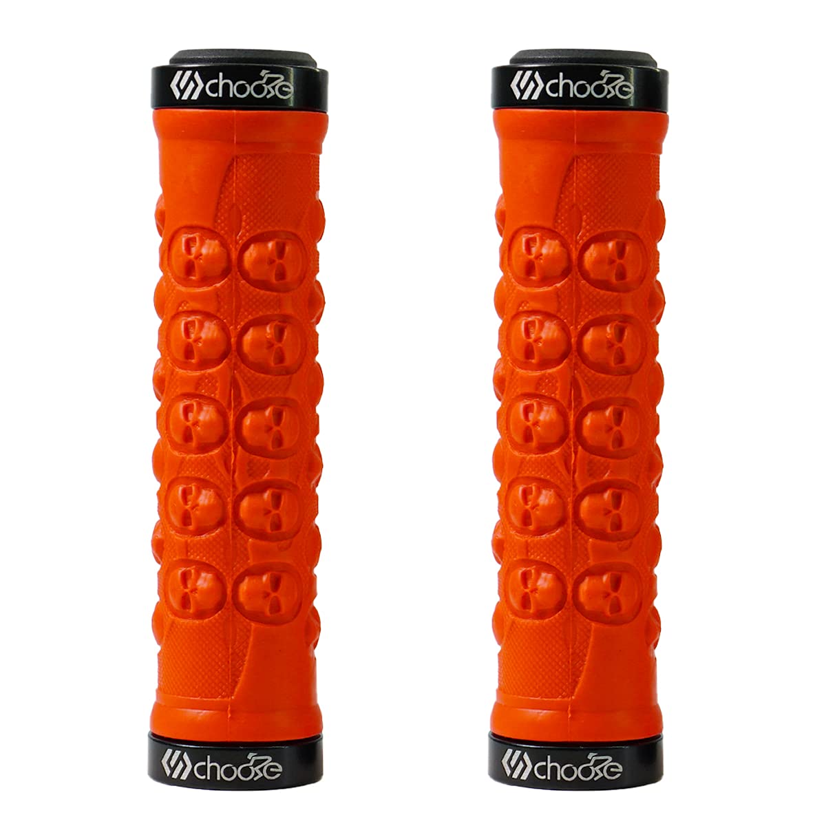 Chooee Bicycle Grips,Lock on Mountain Bike Grips For MTB, Bike Handlebar Grips For BMX Red