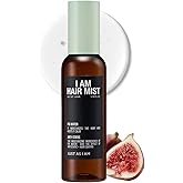 JUST AS I AM Hair Mist (3.38 fl oz) – Fig Water & Panthenol Hydration Mist for Smooth Hair, Flyaway Control, and Daily Refresh