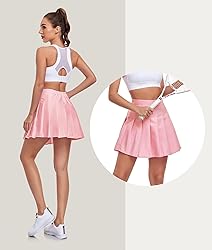 Pleated Skirt for Girls Pink School Uniform Mini