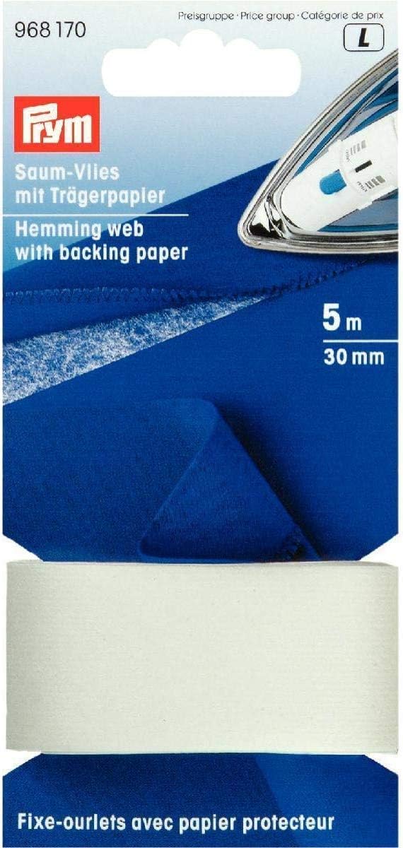 Prym Saum-Vlies mit Trägerpapier 968170 weiß