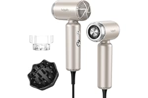 Professional Ionic Hair Dryer - 150,000 RPM Motor High-speed Fast Drying, Lightweight Quiet Blow Dryer, Anti-Frizz Smooth Hai