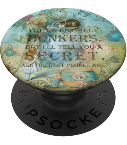 Alice In Wonderland Caterpillar Smoking Vape PopSocket - MagSafe Phone Grip For IPhone 12-14