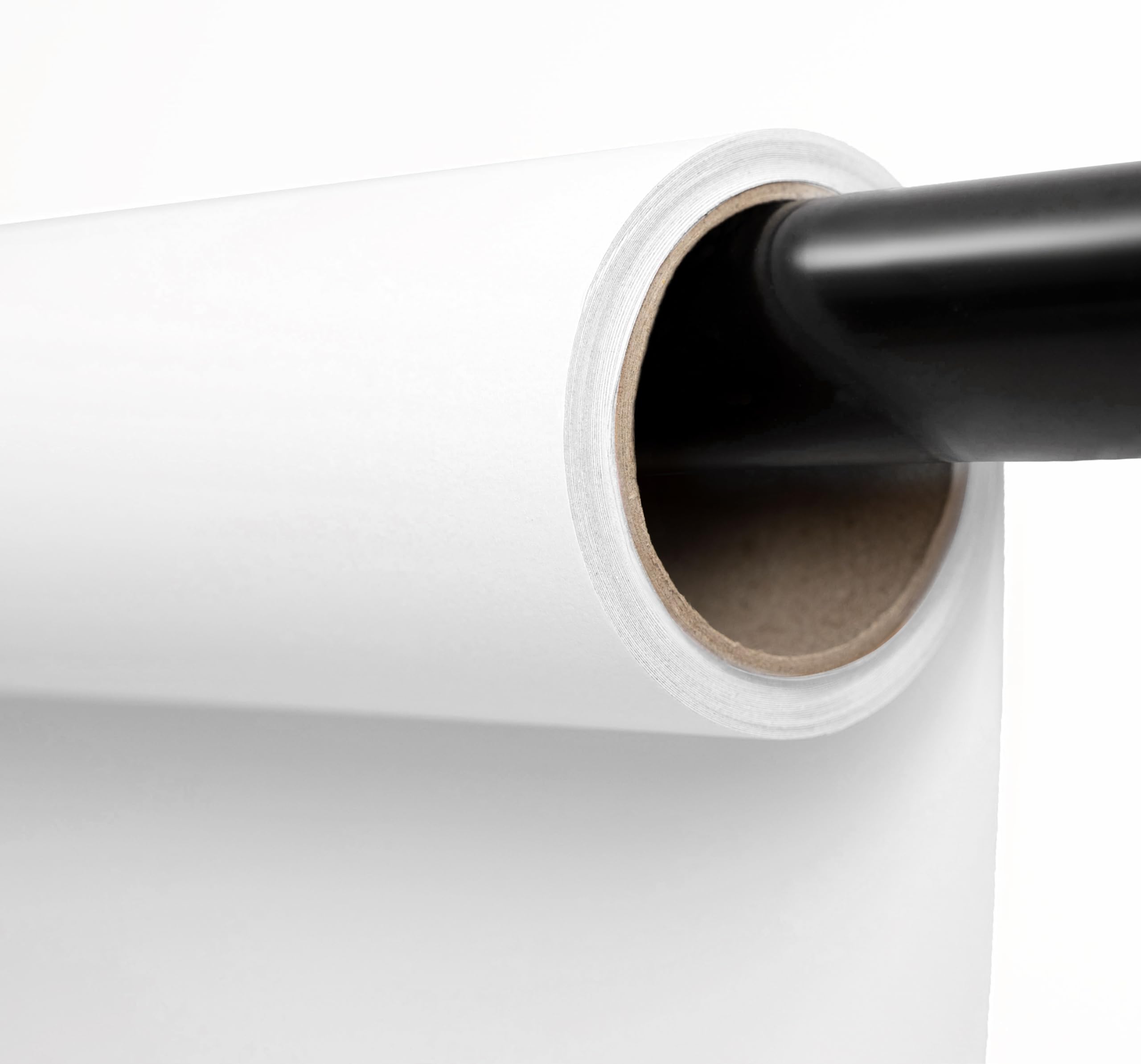 Photo 1 of **DENTS. CUTS**Kate Seamless Paper Backdrop White Paper Backdrop for Photoshoot (86''x32.8' Arctic White)