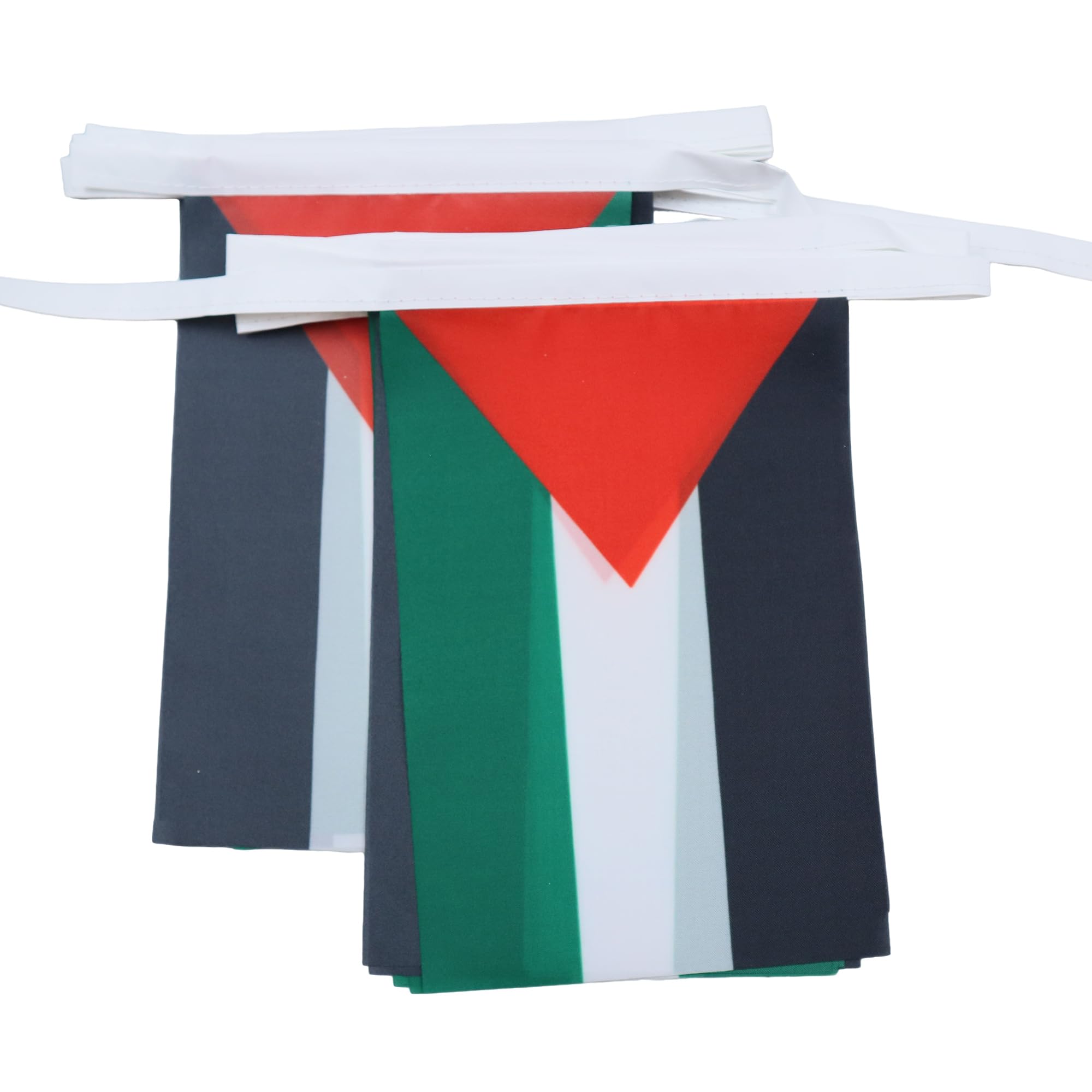 AZ FLAG Palestine Bunting Flag, 20 Ft Garland with 20 Small Palestinian Flags 8'' x 6'', 100% Polyester String Pennant, 6 meters โ image 1