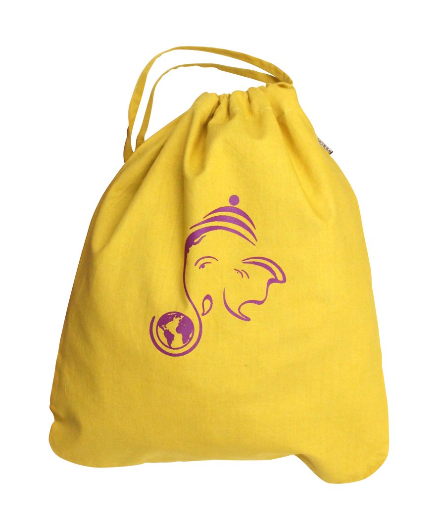 clean planet women's gift bag (yellow)
