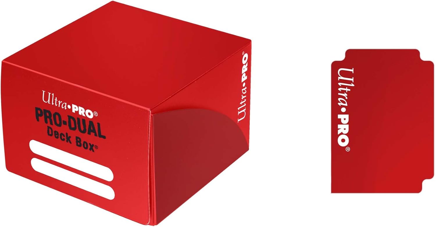 Ultra Pro Deckbox Pro Dual C30 – Juego de Cartas (Rojo): Amazon.es: Juguetes y juegos