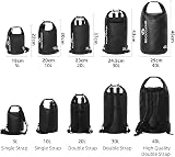 ROCK CLOUD Dry Bag 30L Waterproof Dry Sack for Kayaking Rafting Boating Black view 2