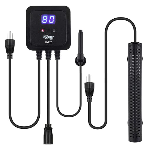 Gallon Aquarium Heater With Led Reference: Hygger 300W Aquarium Heater With Led Digital Temperature Controller