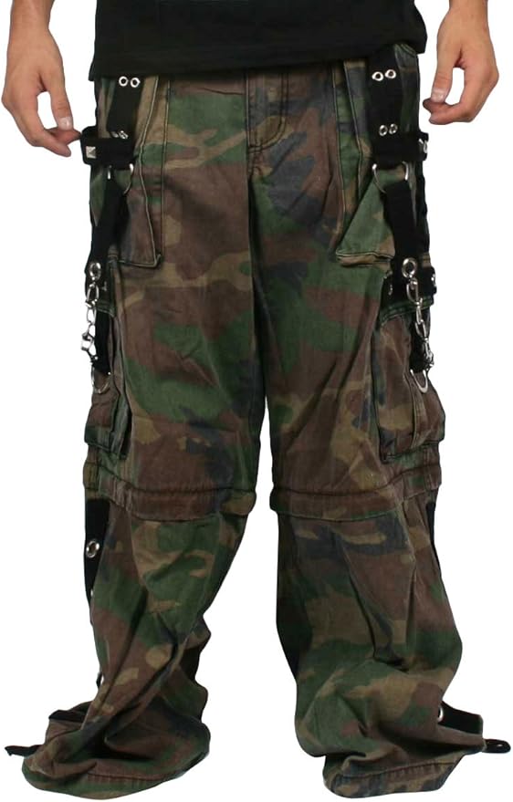 Tripp NYC Jungleland Pant Baggy Pants in Camouflage, Size XLarge