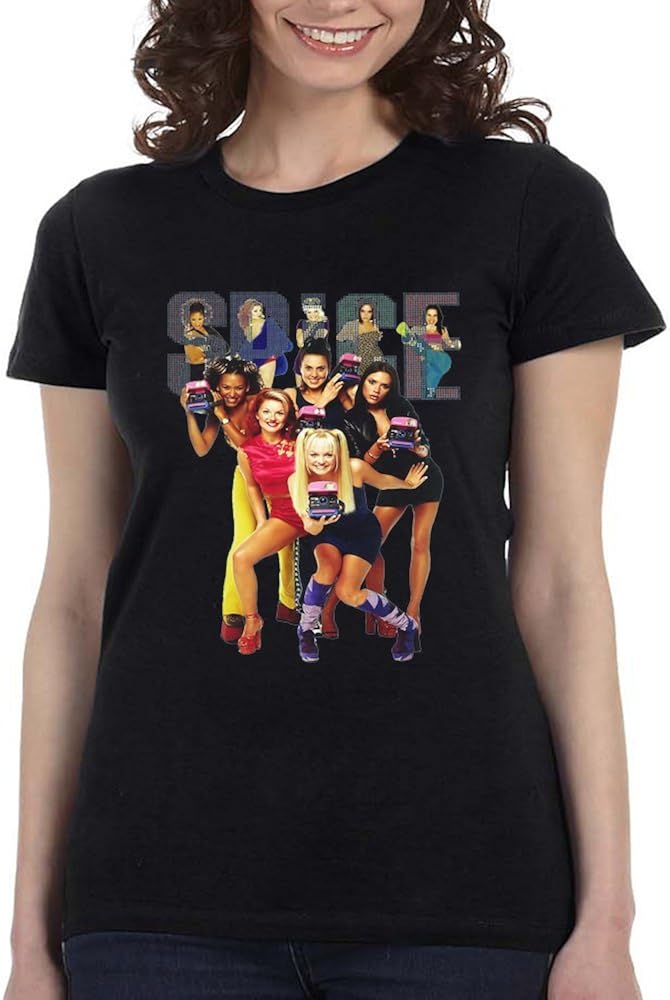 1 2 3 4 5 Spice Girls Music for Women Tshirt at Amazon Women’s