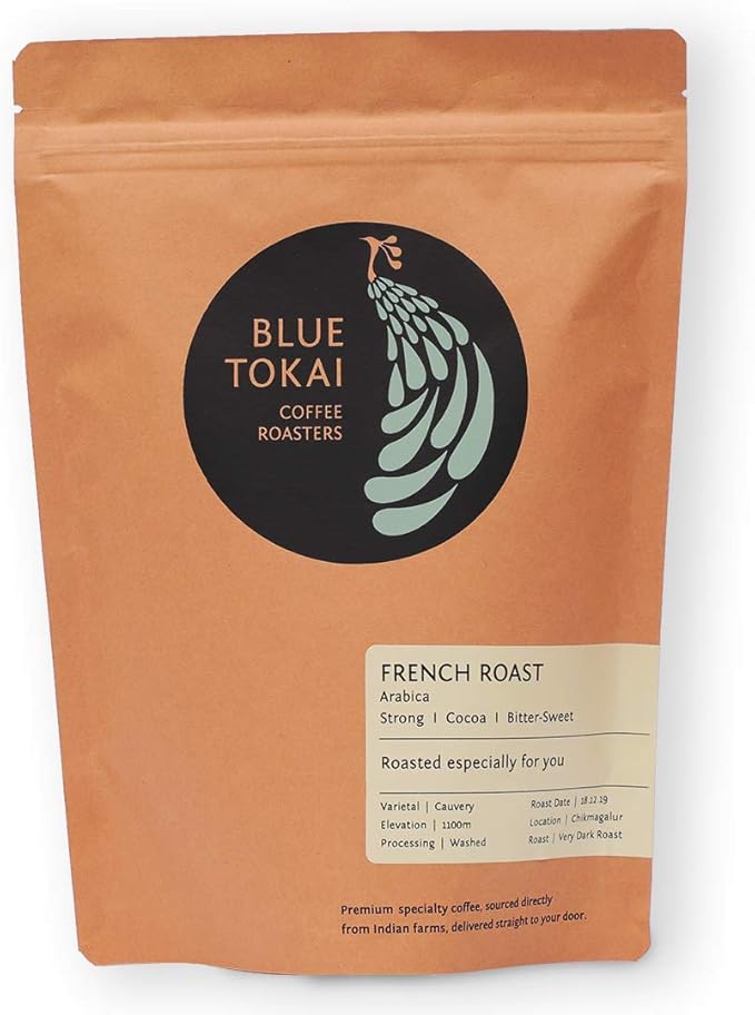 Blue Tokai Coffee Roasters French Roast (Dark Roast) 250 Gm (Turkish