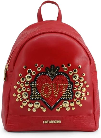 red moschino backpack