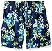 Kanu Surf Men's Big Grenada Extended Size Floral Volley Swim Trunk, Navy, 3X