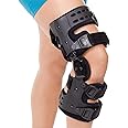 BraceAbility Osteoarthritis Unloader Knee Brace - Best Unicompartmental OA Support for Bone on Bone Arthritis Pain, Medial or Lateral Compartment Valgus Unloading, Arthritic Cartilage Repair (Right)