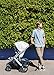 UPPAbaby 2018 Vista Stroller -Bryce (White Marl/Silver/Chestnut Leather)