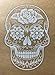 OSMdecals - Sugar Skull Sticker Version 38 - Day of the Dead Vinyl Wall Home Decor Car Window Decal Sticker