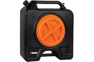 Groz 41966 15 Quart Drain Pan with Screw Cap, No Leaks/Industrial Capacity