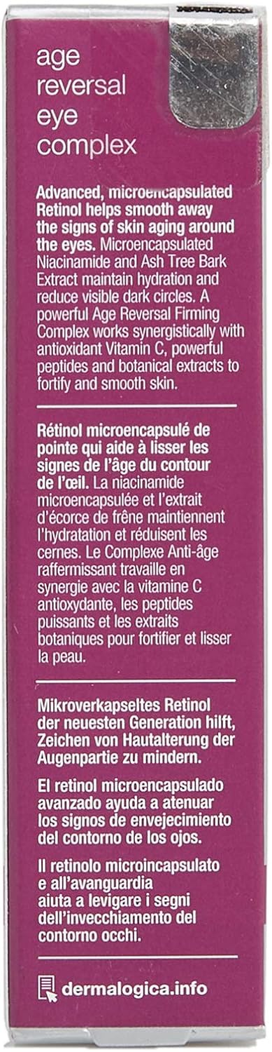 Dermalogica Age Reversal Eye Complex - Smooths Away Signs of Skin Ageing, Delivers Potent Age-fighting Actives Deep Into the Skin, 15ml - Image 4