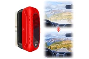 EPJJi Upgrade Glass Cleaning Board, 2024 New Glass Coating for Windshield, Glass Cleaning Wipe Board for Windshield Improves Clarity and Visibility (1, Red)