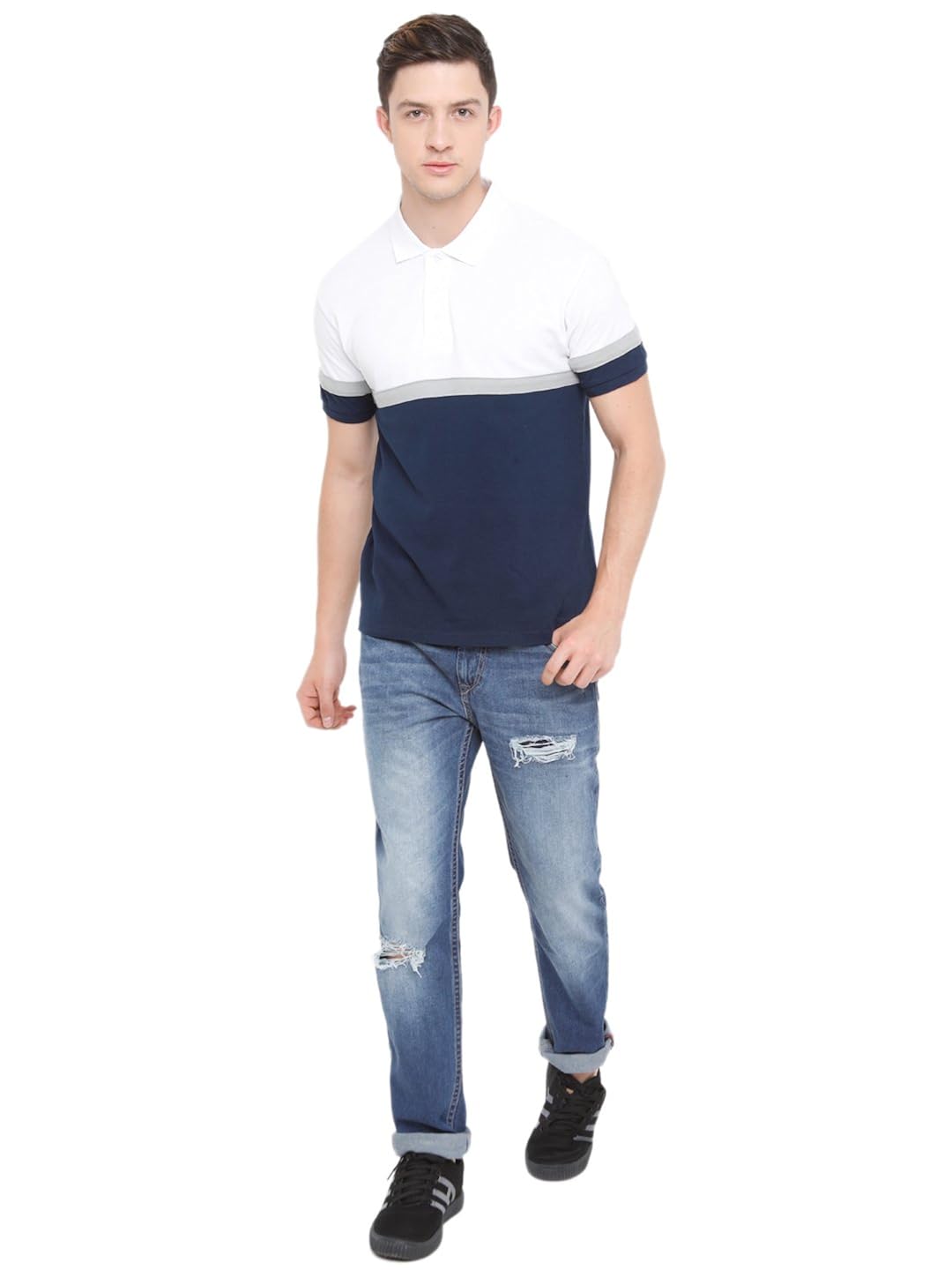 genius18 men's cotton t-shirt