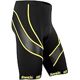 Santic Cycling Shorts Men Padded Bike Shorts for Men Cycle Shorts Biking Shorts Breathable