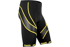 Santic Cycling Men's Shorts Biking Bicycle Bike Pants Half Pants 4D Coolmax Padded GENTING