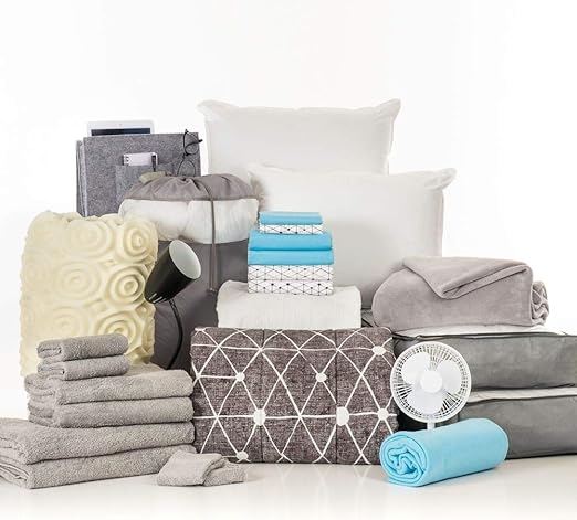 Amazon Com Ocm College Dorm Room Essentials 27 Piece Varsity