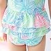 Saidi Girls One Piece Swimsuit Flowers
