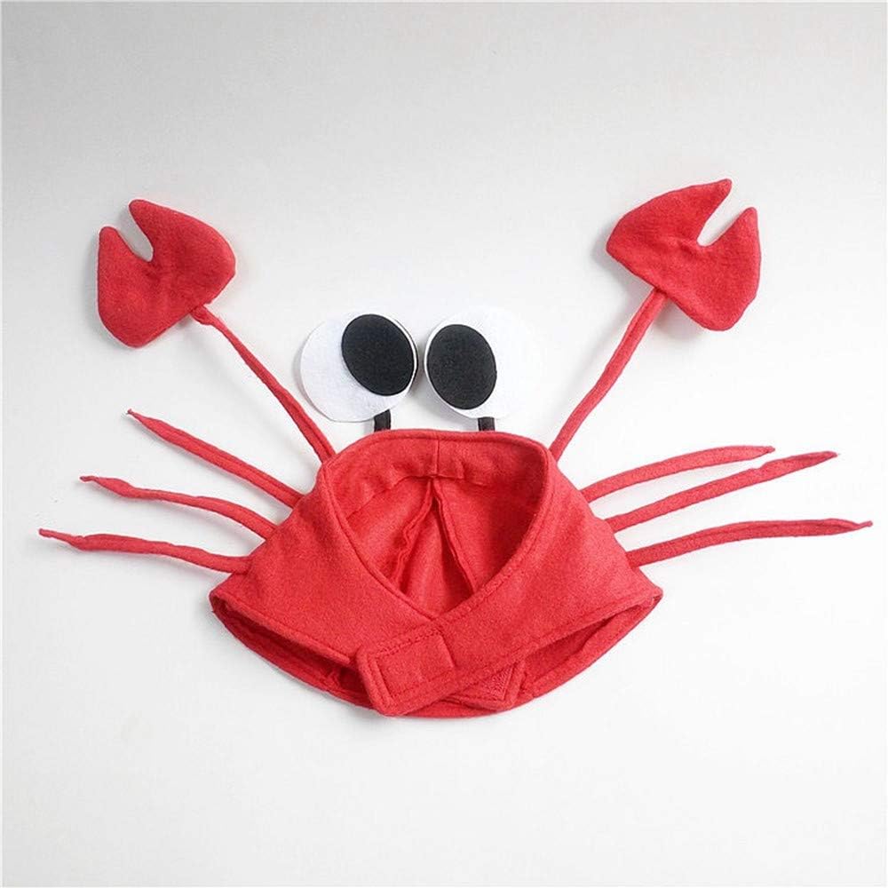ASSUN Crab Hat Party Cap Costume Fancy Hat Seafood Lobster Cap Party Accessories: Toys & Games