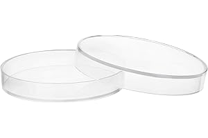 EISCO Plastic Petri Dish with Lid - 6" Diameter, 0.75" Depth - Molded in Polypropylene - Reusable, Autoclavable - Translucent