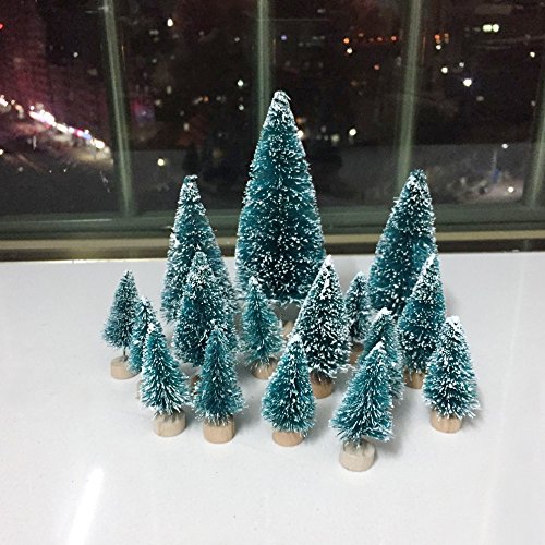 3 Christmas+Tabletop+Decoration+Accessories+Green16PCS