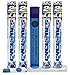 4 Packs Cyclones Blueberry Flavored Pre Rolled Cones Clear with Beamer Smoke Doob Tube