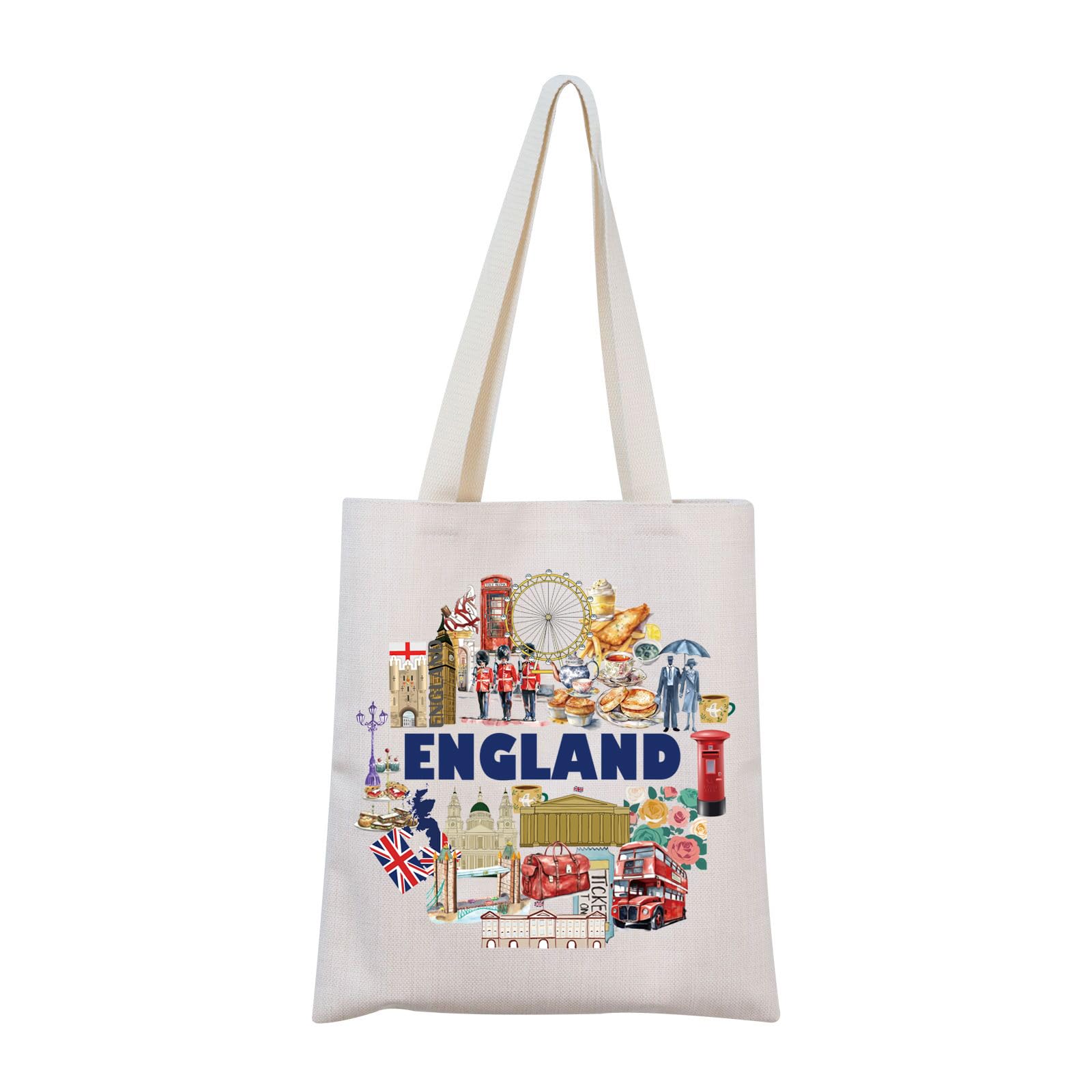 England Tote Bag United Kingdom Gift Moving to England Gift England Souvenir Gift British Travel Gift (England Tote)