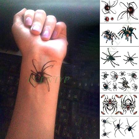 Ljmljm 3 Pcs étanche Autocollant De Tatouage Lettre Amour