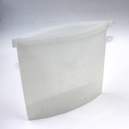 Vvciic 1000ML Lebensmittel Frische Tasche Wiederverwendbare Seal Silikon-Speicher-Beutel-Vakuumeichmeister Fleischtasche