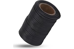 TELENT OUTDOORS 101 Feet Soft Plant Ties Black Plant Twist Ties, Plant ties for Support. for Plants Gardening Office Home, TPR Flexible Garden Ties Supplies with 3mm Diameter