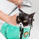 AWOOF Grooming Bag Adjustable Cat Shower Bag Dual Cat Sling Carrier view 4